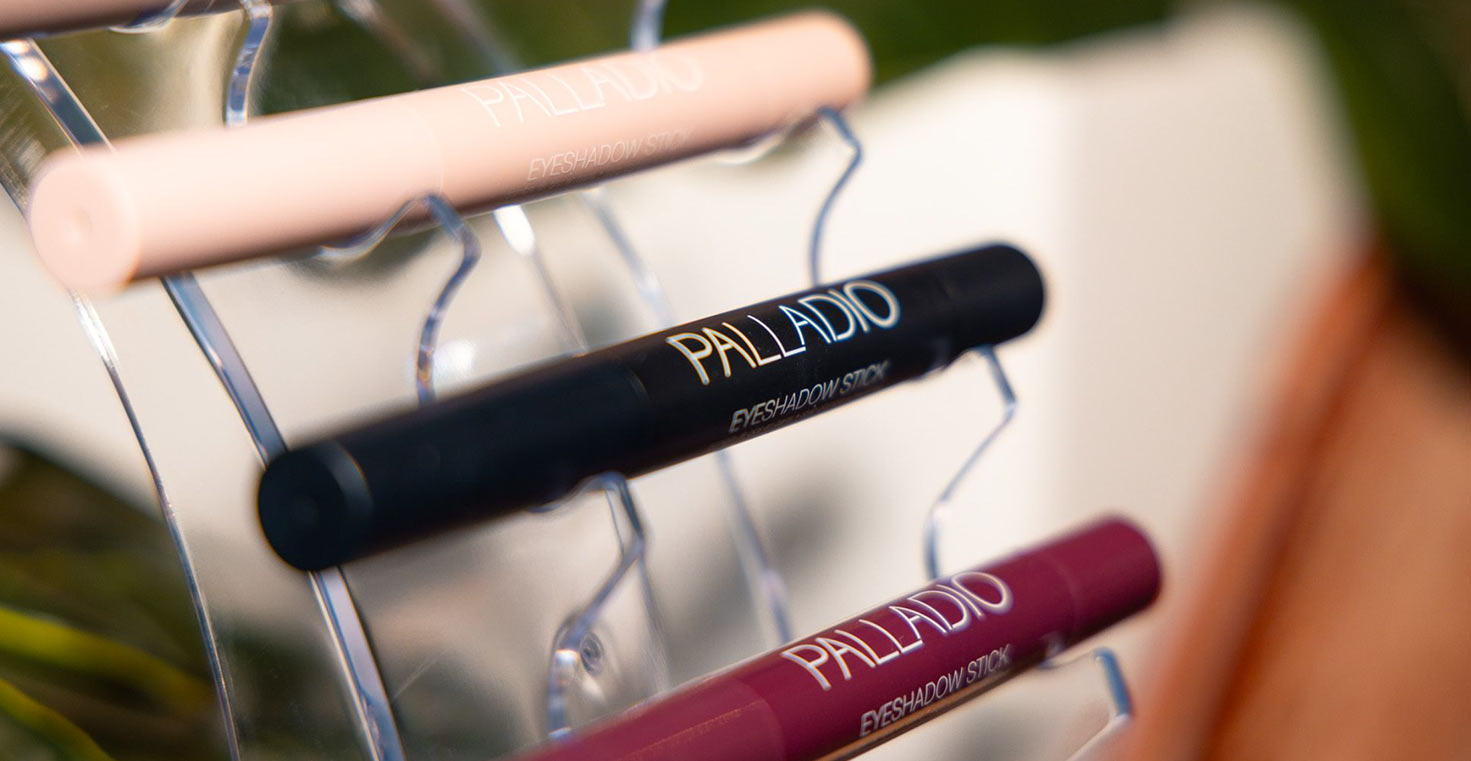 Beautiful Display of Palladio's Eyeshadow Sticks