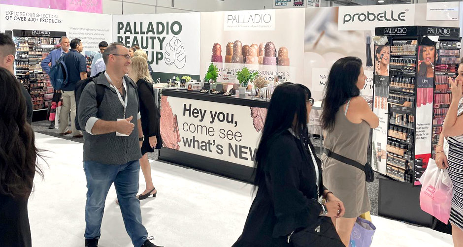 Palladio Beauty Group Booth at Cosmoprof Las Vegas