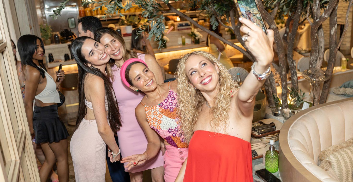 Influencers attending the Palladio Butter Balm Launch Event